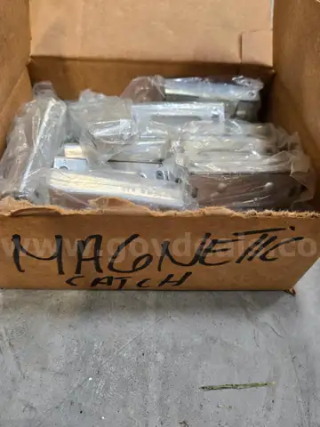 Locks w/keys, magnetic catches and MISC.