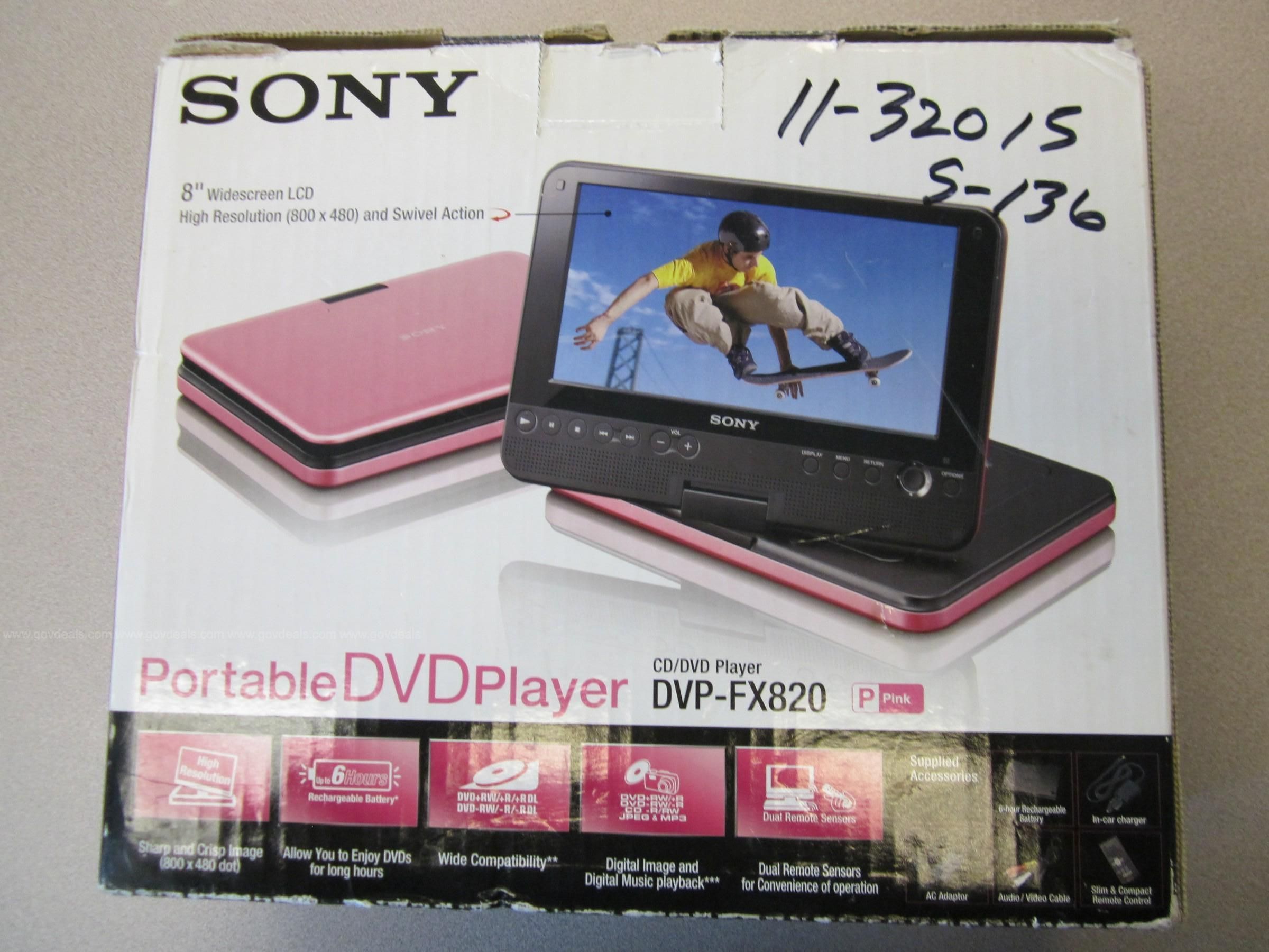 Hotsell NEW IN BOX Sony Portable CD/DVD Player DVP-FX820