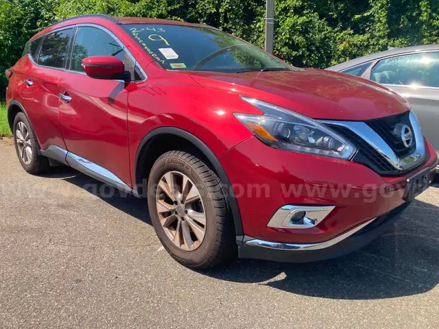 2018 Nissan Murano SV - CLEAR TITLE, NO KEY, MILES UNKNOWN