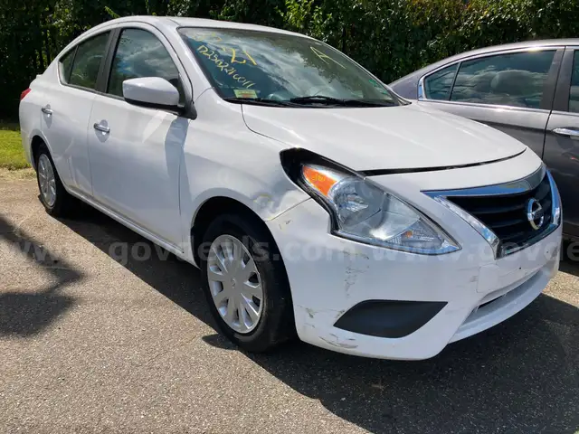 2019 Nissan Versa 1.6 SV Sedan - CLEAR TITLE, NO KEY, MILES UNKNOWN
