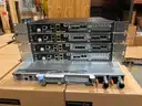 Lot of used Cisco Desk Phones, Cisco Routers, and Dell Servers