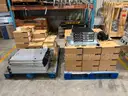 Lot of used Cisco Desk Phones, Cisco Routers, and Dell Servers