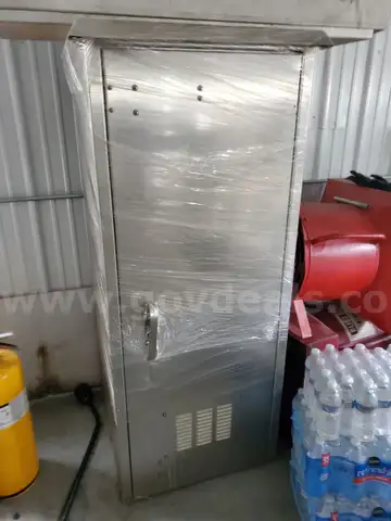 1 new radio cabinet with shelves
