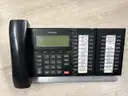 TOSHIBA (MODEL: STRATA # CHSUB67A+PS) DIGITAL PHONE SYSTEM WITH OPERATION CARDS AND CORDS