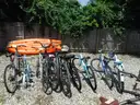 Lot of bicycles