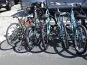 Lot of bicycles