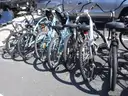 Lot of bicycles