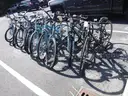 Lot of bicycles