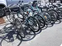 Lot of bicycles
