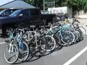 Lot of bicycles