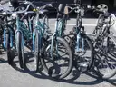 Lot of bicycles