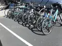 Lot of bicycles