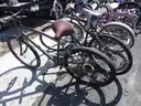 Lot of bicycles