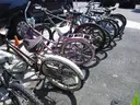 Lot of bicycles
