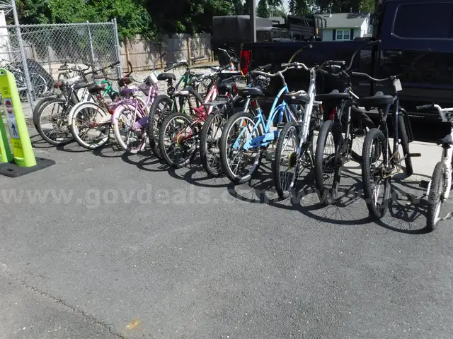 Lot of bicycles
