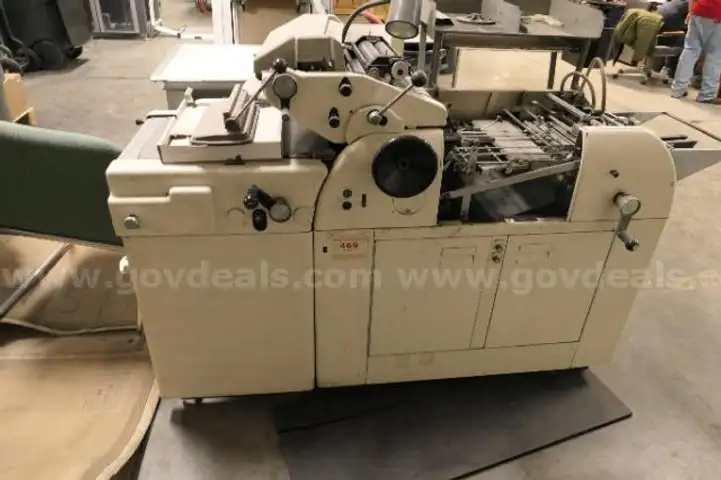 Multigraphics 1250 LW Press and Accessory.
