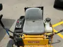 Lot of a Raptor Hustler Zero Turn Lawn Mower.