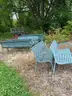 Lot of (10) Metal Benches.