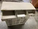 Lot of (1) 30-Drawer Parts Cabinet.
