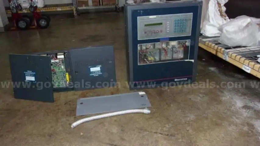 Lot of (3) Control Center Fire Alarm Boxes.