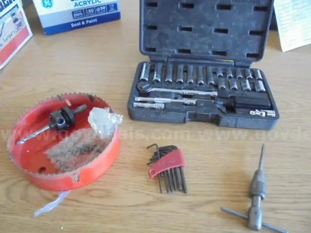 Lot of Allen Set, Hole Saw Kit, Socket Set and Reamer.