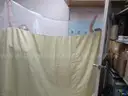 Lot of 100 Used Privacy Curtains.