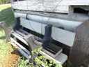 Lot of (5) Used Hard Plastic Benches.