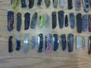 Lot of approximately 105 Single Blade Knives.