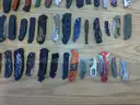 Lot of approximately 105 Single Blade Knives.