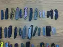 Lot of Approx. 110 Single Blade Knives.