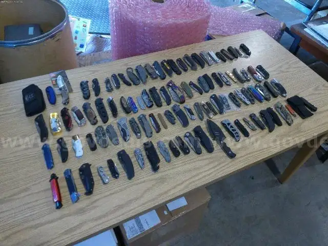 Lot of Approx. 100 Single Blade Knives.