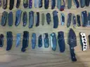 Lot of Approx. 100 Single Blade Knives.