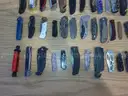 Lot of Approx. 100 Single Blade Knives.