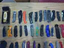 Lot of Approx. 100 Single Blade Knives.