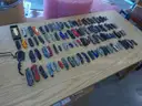 Lot of Approx. 100 Single Blade Knives.