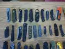 Lot of Approx. 100 Single Blade Knives.