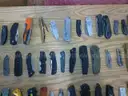 Lot of Approx. 100 Single Blade Knives.
