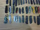 Lot of Approx. 100 Single Blade Knives.