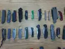 Lot of Approx. 100 Single Blade Knives.