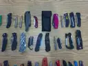 Lot of Approx. 100 Single Blade Knives.