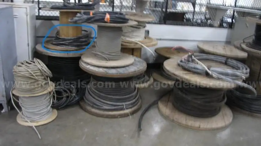Lot of (14) Spools of Electrical Wire and (1) Spool of Wire.