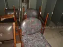 Lot of 21 Various Used Stationary Office Chairs.