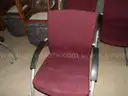 Lot of 21 Various Used Stationary Office Chairs.