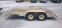 Lot of (1) Flatbed Trailer.