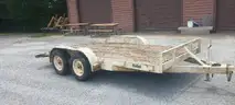 Lot of (1) Flatbed Trailer.