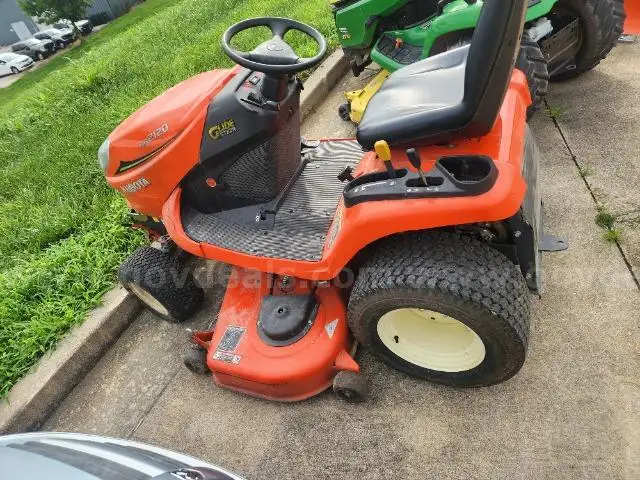 Lot of Kubota GR2120 Riding Mower with Snowblade Attachment
