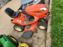 Lot of Kubota GR2120 Riding Mower with Snowblade Attachment