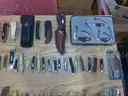 Lot of Approx. 147 Wood Knives.