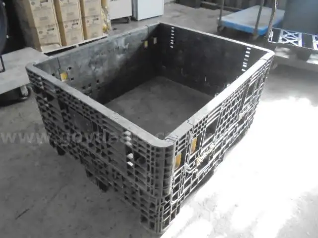 Lot of (1) Collapsible Plastic Bin.