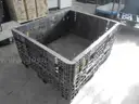Lot of (1) Collapsible Plastic Bin.